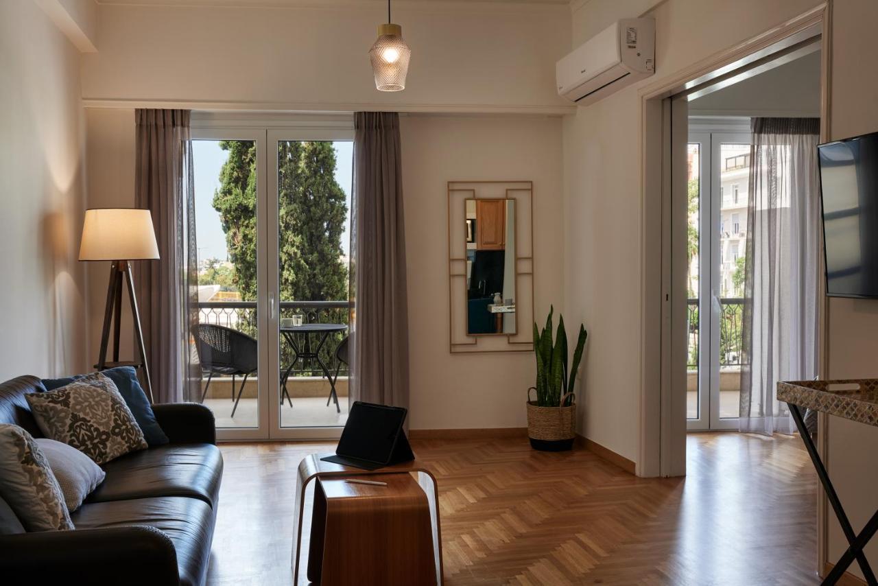 Chic One Bd Apartment With Hilton View Athen Exterior foto