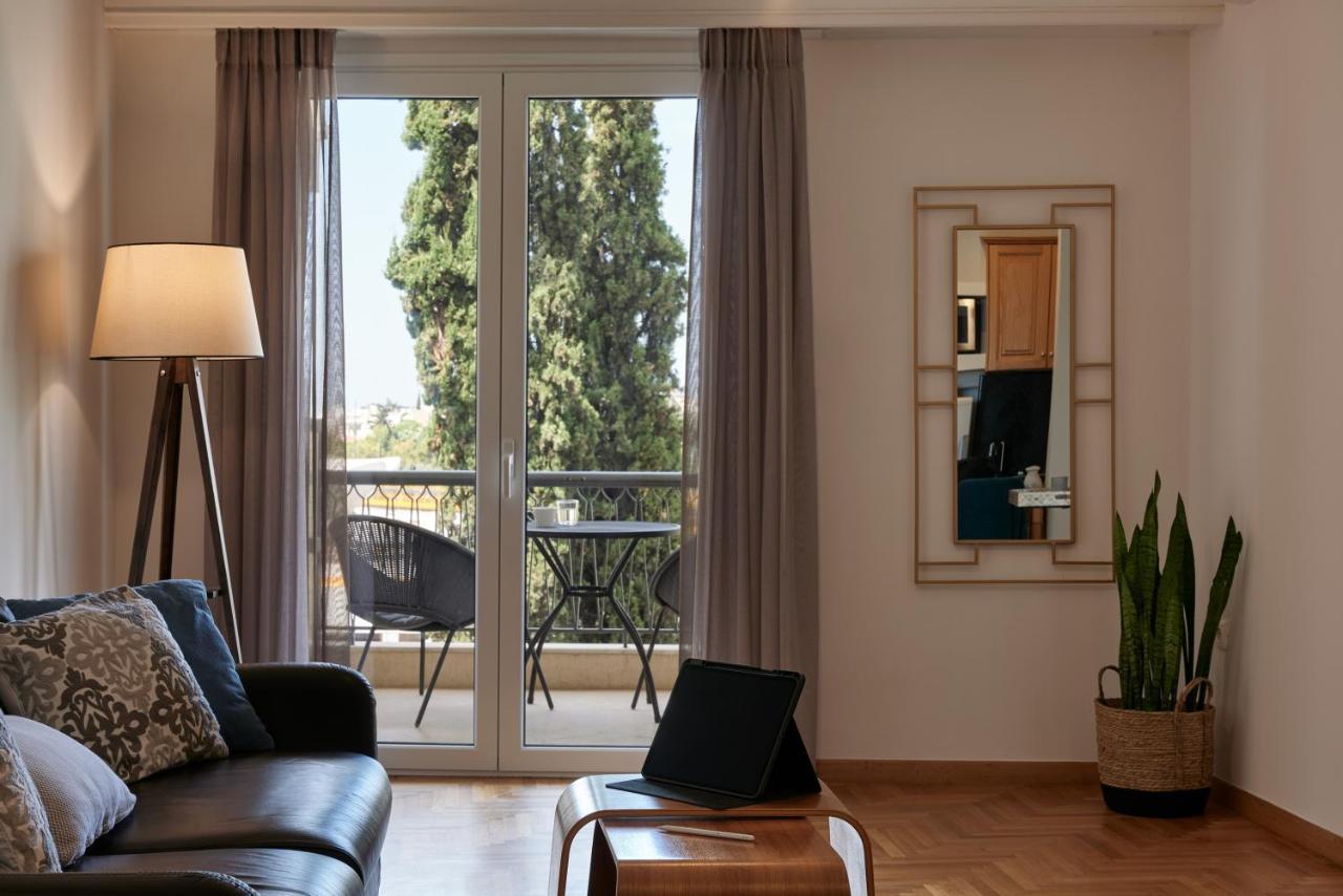 Chic One Bd Apartment With Hilton View Athen Exterior foto