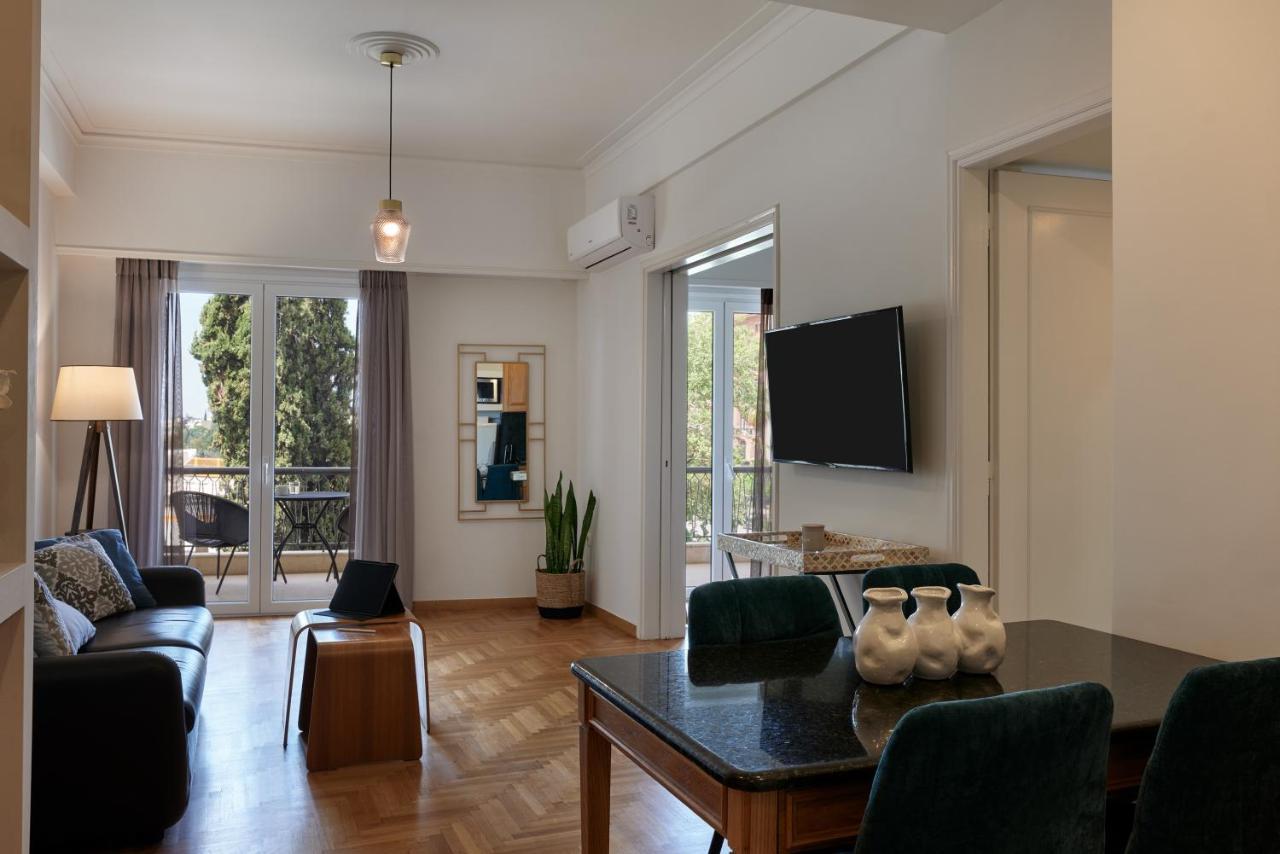 Chic One Bd Apartment With Hilton View Athen Exterior foto